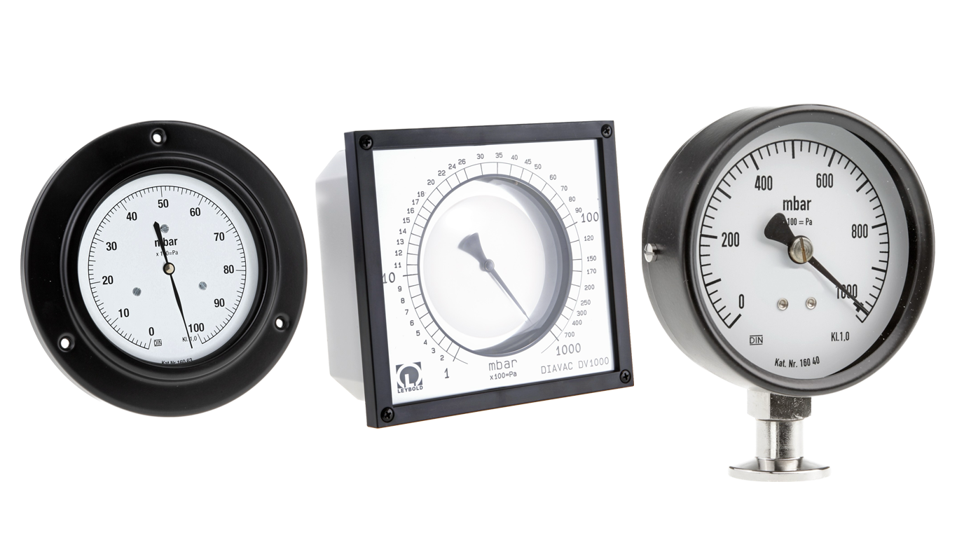 Vacuum Gauges with mechanical display