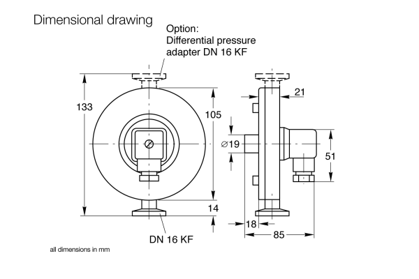 PS 115 Pressure switch