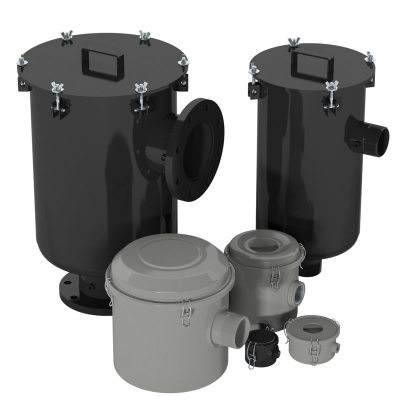 CSL Series: Right Angle Inlet Vacuum Filters