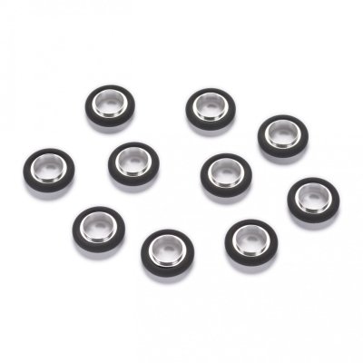 Set of centering rings ISO-KF